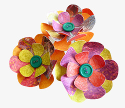 手工艺术装饰立体花卉图案素材