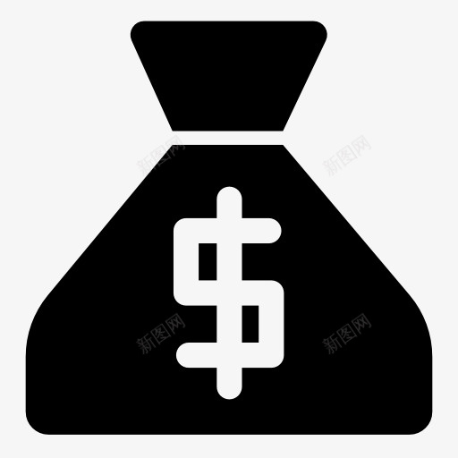 美元钱袋子图标png_新图网 https://ixintu.com money 钱袋