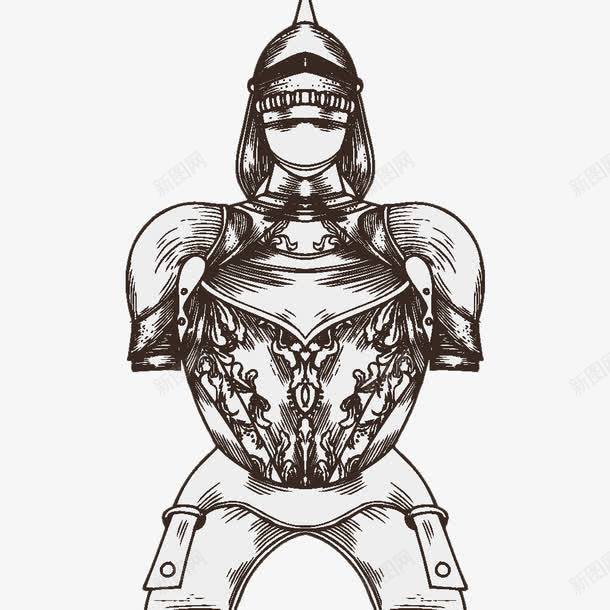 手绘机器人png免抠素材_新图网 https://ixintu.com 外星人 手绘 机器人 白描 素描 蒙面人 金属机器人 金属质感 黑白色调