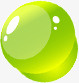 绿白泡泡效果素材