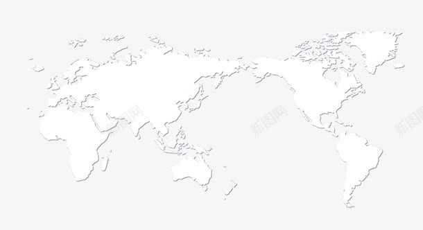 世界地图png免抠素材_新图网 https://ixintu.com 世界地图 地图 地图素材 版图