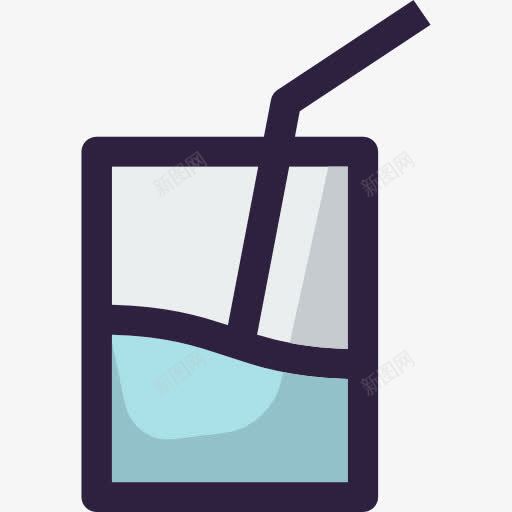 软饮料图标png_新图网 https://ixintu.com 汽水 玻璃 苏打水 软饮料 食品 食品和餐厅 饮料