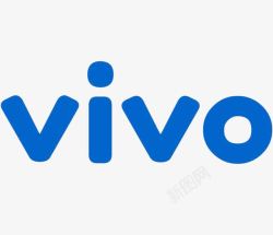 手机行业vivo深蓝色logo图标高清图片