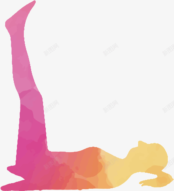 做瑜伽的女人矢量图ai免抠素材_新图网 https://ixintu.com 做瑜伽 健身 强健的体魄 影子 锻炼 矢量图