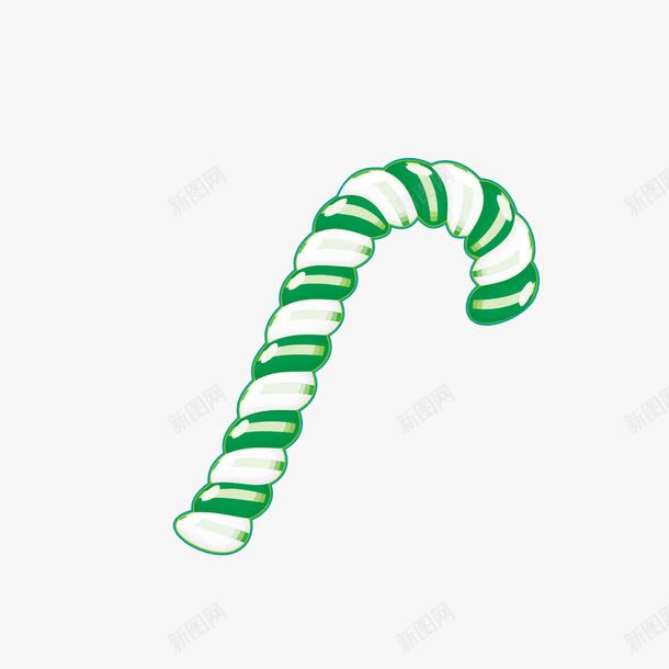 绿白色吸管png免抠素材_新图网 https://ixintu.com 习惯 手绘 白色 绿色