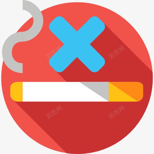 不吸烟图标png_新图网 https://ixintu.com nosmoking 不健康 不准吸烟 不吸烟 保健和医疗 信令 吸烟 标志 禁止 香烟