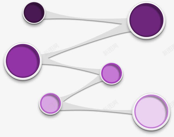 之字形流程图png免抠素材_新图网 https://ixintu.com 之字形 圆块 流程图 紫色