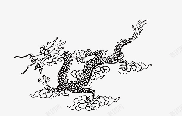 中国风龙图案176png免抠素材_新图网 https://ixintu.com 中国风 图案 纹样 龙