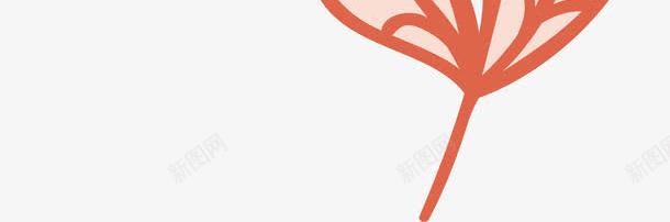 手绘树叶底纹png免抠素材_新图网 https://ixintu.com AI 卡通 可爱 叶子 底纹 手绘 树叶 粉色 线条 背景