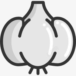 丁香大蒜大蒜图标高清图片