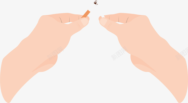 世界无烟日折断香烟png免抠素材_新图网 https://ixintu.com 不抽烟 世界无烟日 两截香烟 折断香烟 烟草 禁止抽烟 禁烟日