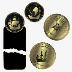 海盗LOGO海盗船图标logo高清图片