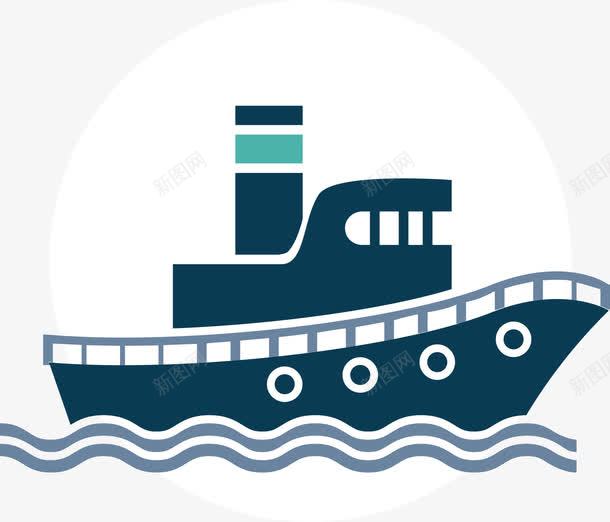 轮船png免抠素材_新图网 https://ixintu.com 交通工具 俯视船 卡通船 彩色船 旅游 旅游工具 船 轮船