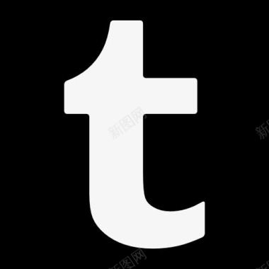 推特字母标识符号在一平方图标图标