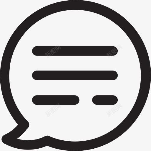气泡图标png_新图网 https://ixintu.com 对话 接口 文本行 聊天 语音气球