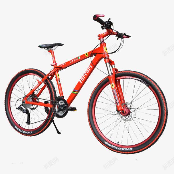 红色自行车交通工具单车png免抠素材_新图网 https://ixintu.com 交通工具 单车 红色 自行车
