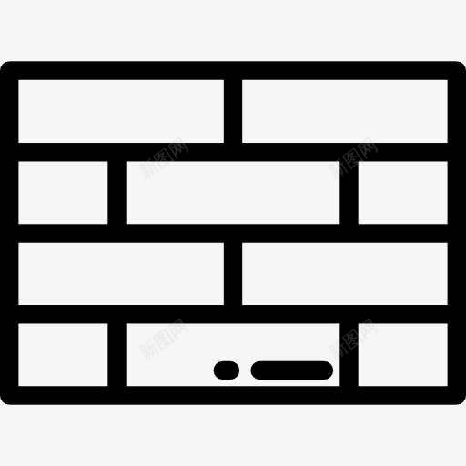 砖图标png_新图网 https://ixintu.com 国防 安全 广场 建筑 建筑工具 砖