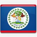 伯利兹国旗国国家标志素材