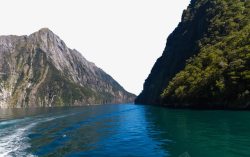 峡湾风景图新西兰米尔福德峡湾风景图高清图片