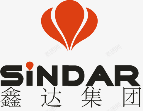 鑫达集团logo矢量图图标图标