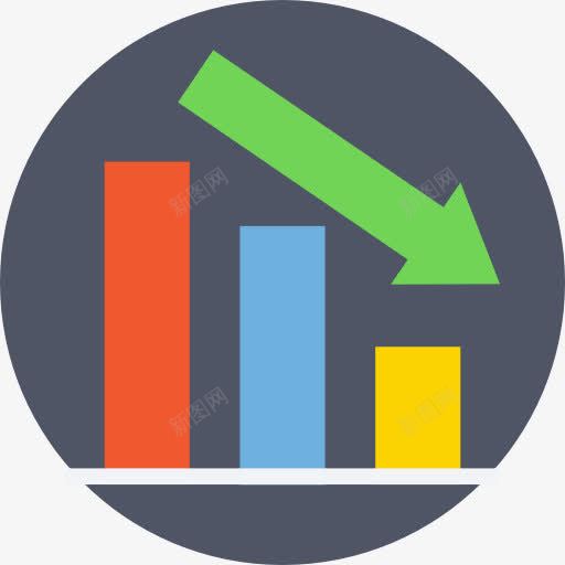 图表图标png_新图网 https://ixintu.com 商业和金融 图形 图形业务 图表 损失 数据 统计