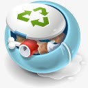 电脑回收站图标png_新图网 https://ixintu.com 回收站 垃圾箱