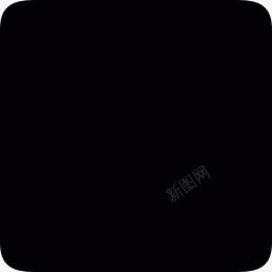 foursaquare黑色的方图标高清图片