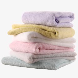 素色浴巾素色加绒柔软浴巾高清图片