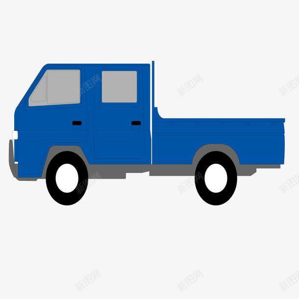 深蓝的小货车车辆png免抠素材_新图网 https://ixintu.com 小货车 深蓝的 车辆