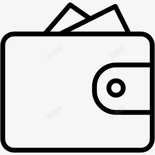 钱标图标png_新图网 https://ixintu.com 卡 商务 夹 皮夹 笔记 钱 钱包