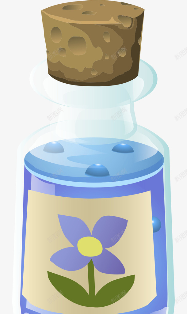 褐色瓶塞试剂瓶png免抠素材_新图网 https://ixintu.com 瓶塞 蓝色 褐色 试剂瓶