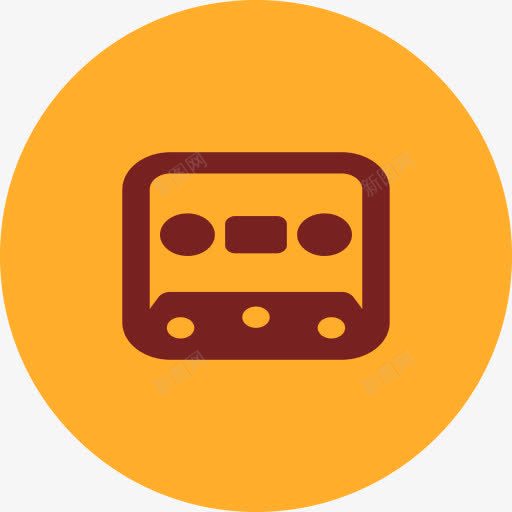 盒音乐歌声音圆形音乐包png免抠素材_新图网 https://ixintu.com Cassette music song sound 声音 歌 盒 音乐