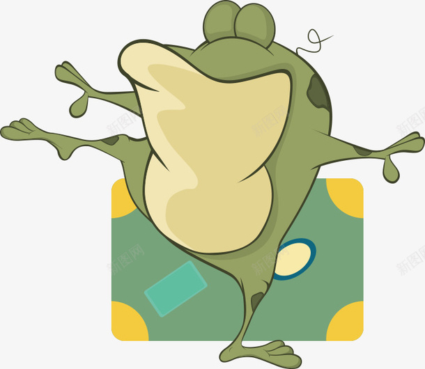 卡通青蛙动物插画装饰图案png免抠素材_新图网 https://ixintu.com 卡通 手绘 青蛙免扣 青蛙动物 青蛙设计PNG