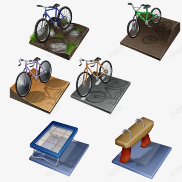 6个自行车图标png_新图网 https://ixintu.com 6个自行车图标 台球 自行车