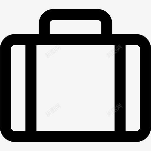 旅行袋的轮廓图标png_新图网 https://ixintu.com 工具 工具和用具 接口 旅行 旅行袋 行李 通用接口 集装箱