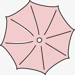 粉色小伞素材