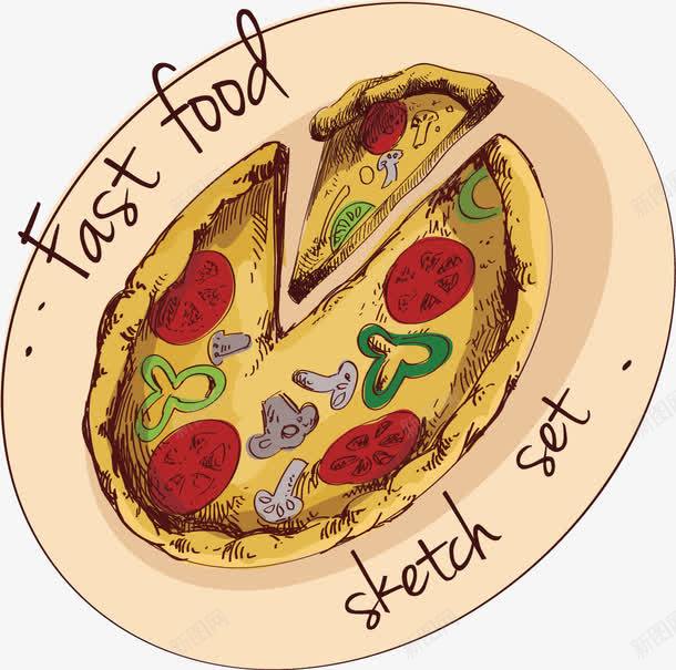 手绘快餐美味png免抠素材_新图网 https://ixintu.com 充饥 填肚子 手绘 手绘早餐 手绘早餐美味 早餐 早餐美味 碟子 美味