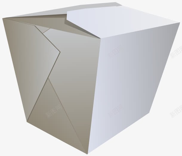 白色打包箱png免抠素材_新图网 https://ixintu.com 打包 白色 箱子 纸箱