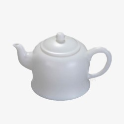 德化白瓷茶壶大号陶瓷素材
