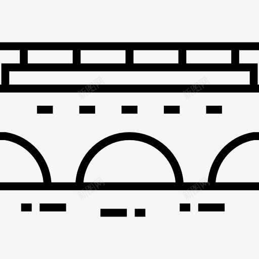 桥图标png_新图网 https://ixintu.com 工程 建筑 建筑与城市 景观 桥梁 河