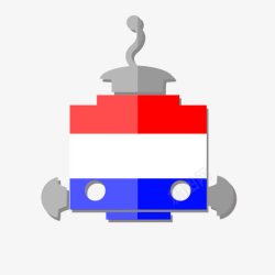 botBOT国旗荷兰荷兰NL机器人电图标高清图片