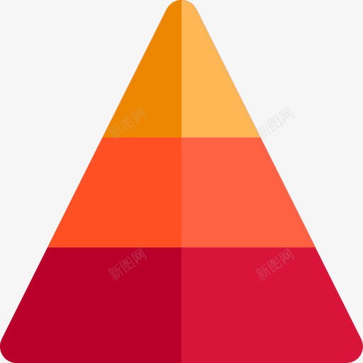 锥体图标png_新图网 https://ixintu.com 业务 图形 图表 数据 财务的锥体