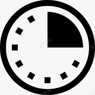 时钟时间控制工具图标图标