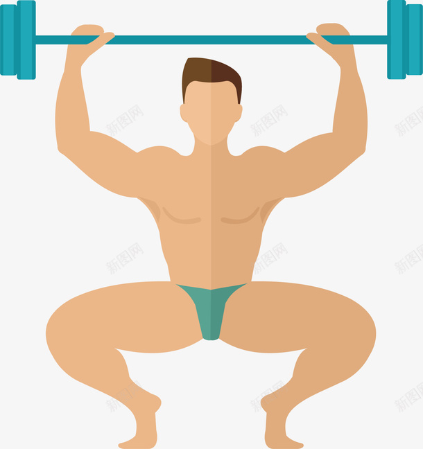 举杠铃的强壮男人png免抠素材_新图网 https://ixintu.com 举杠铃 举起重物 健身 威猛男人 强壮男人 男人体 肌肉猛男 锻炼
