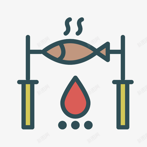 简易风格手绘烤鱼图案png免抠素材_新图网 https://ixintu.com 卡通风格 图案 手绘 手绘烤鱼 烤鱼 简易风格 简约 装饰图案