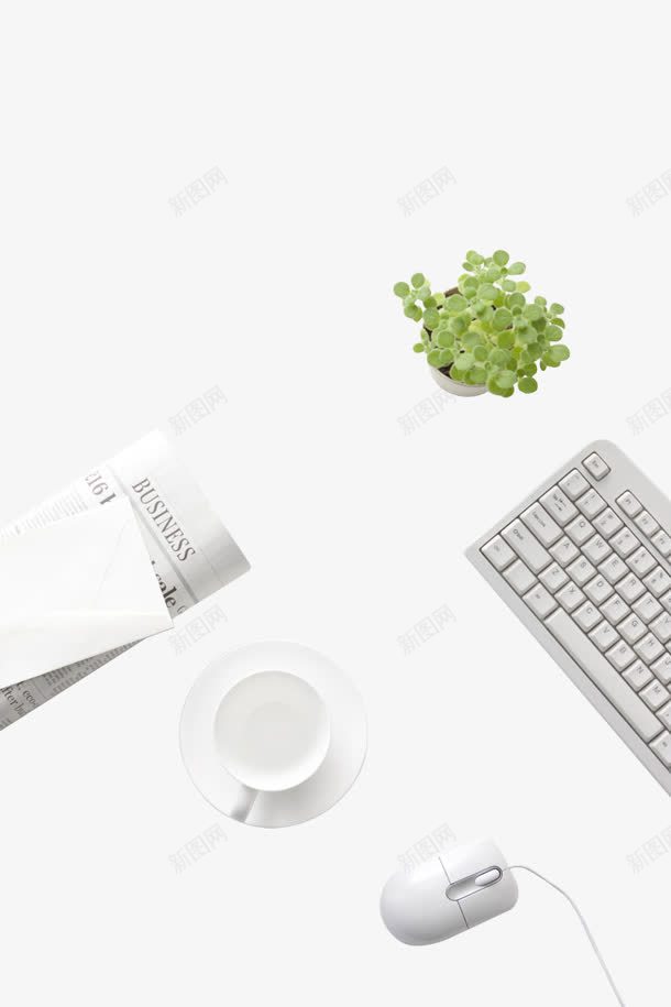 清新简约植物键盘png免抠素材_新图网 https://ixintu.com 植物 清新 简约 键盘