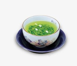 绿色茶碗绿茶高清图片