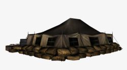 战争时期的帐篷素材