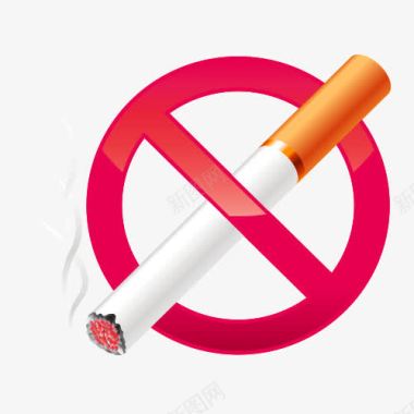 卡通禁止吸烟图标图标