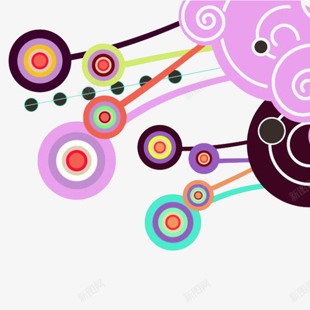 紫色平面元素png免抠素材_新图网 https://ixintu.com 元素 平面 平面设计 紫色 设计